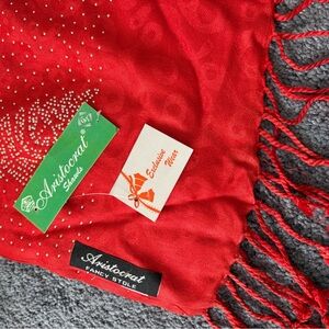 Never Worn Red Shawl